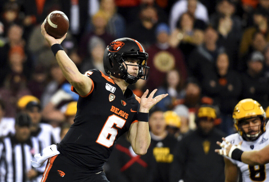 9. Jake Luton (Sr., Oregon St., 6-6, 224)